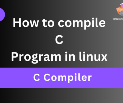 How to compile C program in linux