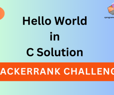 hello world hackerrank solution